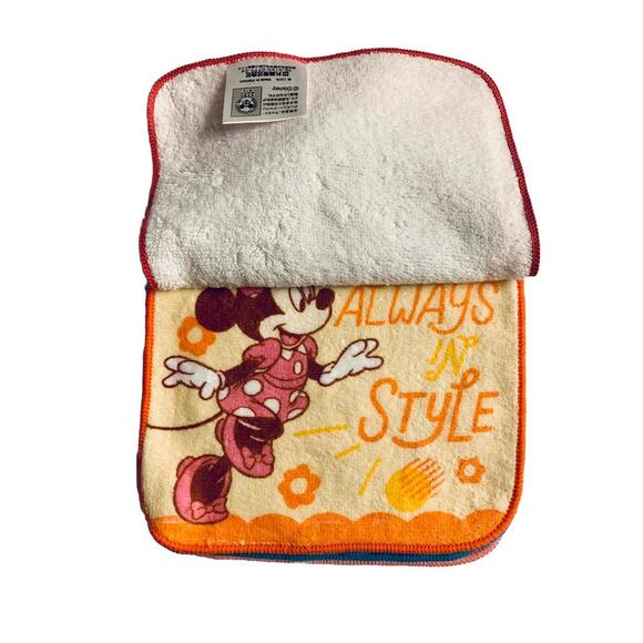 Disney Minnie Mouse Washcloths, SET OF 5 Mini Towels, Daisy Duck Figaro Cat Cute - Picture 3 of 7